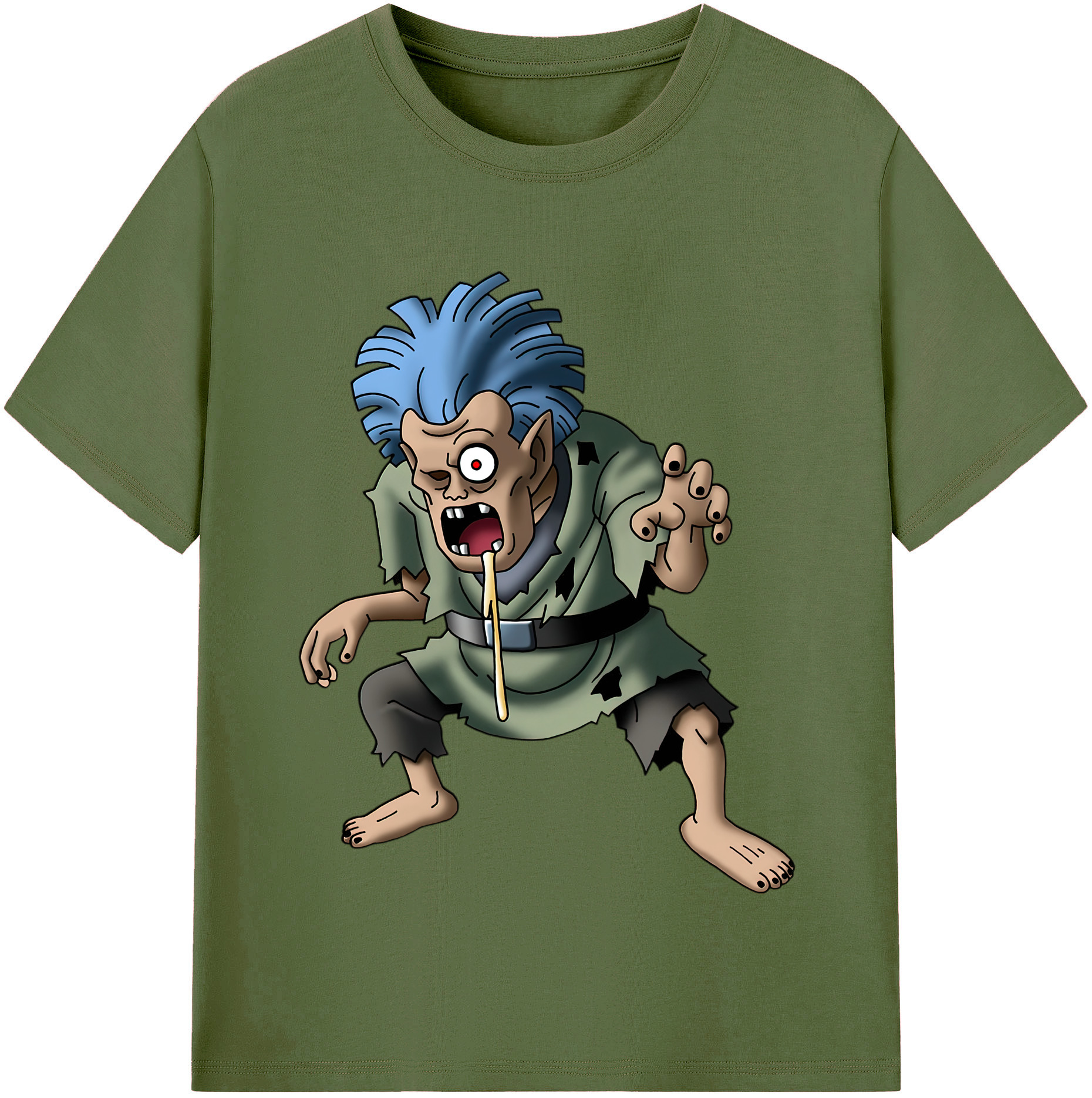 （画像用） ドラゴンクエスト Doragon Kuesuto Dragon Quest 綿100％半袖Tシャツ（フロントプリント）